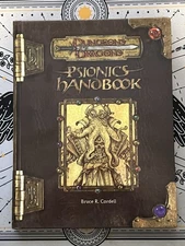 Dungeon and Dragons Psionics Handbook D&D WTC11835 WOTC D20 2001 