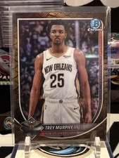 2025 Bowman Trey Murphy III Chrome Reptilian Refractor #BCV-141 Pelicans