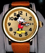 Disney Mickey Mouse Watch Accutime MK5237CV Japan Movement ,019