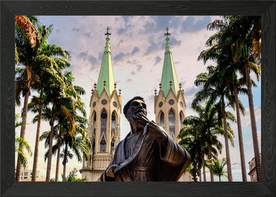 Se Cathedral Framed Wall Art Poster Canvas Print Picture