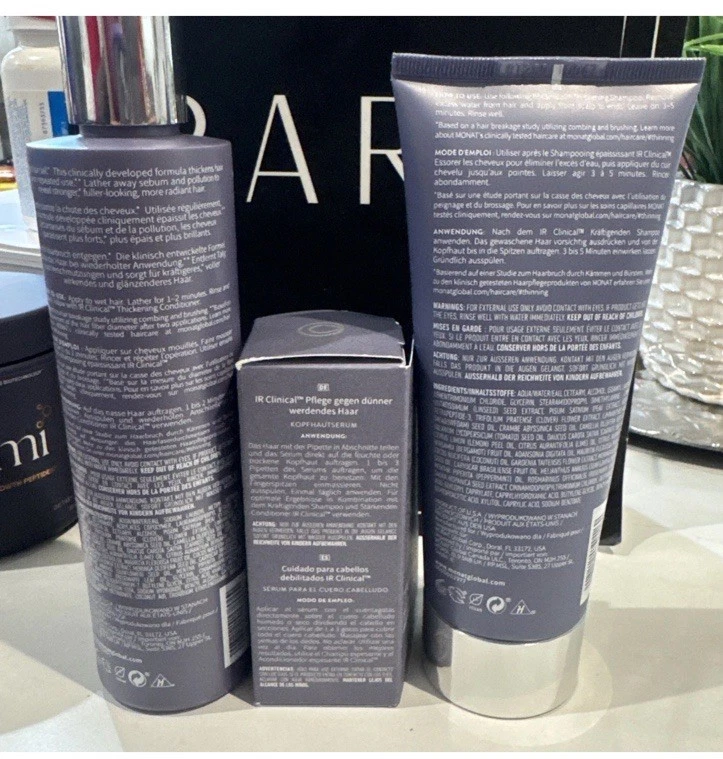 MONAT IR INTENSE REPAIR CLINICAL SYSTEM  Shampoo, Conditioner, Serum New🙌🏽 - Image 2 of 2
