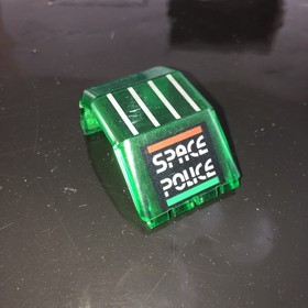 1990s LEGO 2483pb01 Space Police Trans-Green Windscreen 4x4x4 1/3 6984 6957 6897