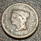 1856 Braided Hair Large Cent — photo from another recent sale