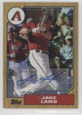 2017 Topps Silver Pack 1987 Design Chrome Auto 29/99 Jake Lamb #87A-JL Auto 1u6