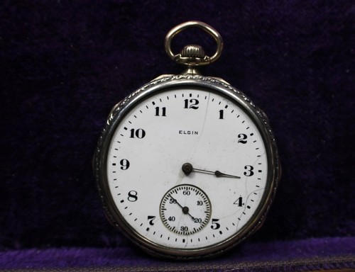 1921 Elgin National Co. two tone open face pocketwatch running #52