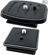 2 Pack 41Mm and 43Mm Tripod Quick Release Plate Camera Mounting Adapter, 2 Sizes