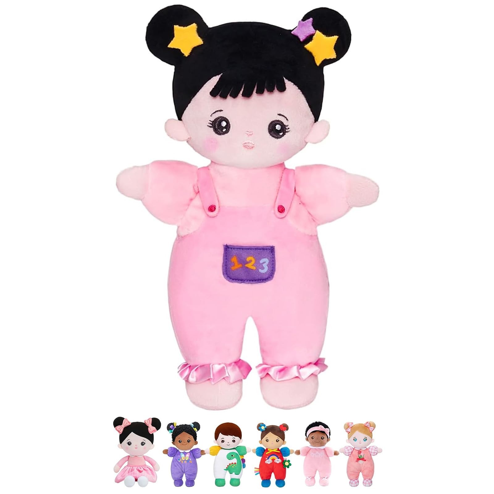 Soft 10 Baby Doll for 1-Year-Old Girls | Plush Asian Doll Gift for Toddlers