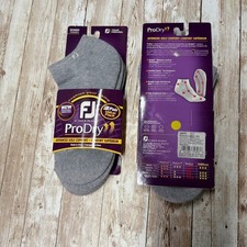 4 pair FootJoy ProDry Golf Socks Womens 6-9 Grey Low Cut 2 2 Pair Pack 16915