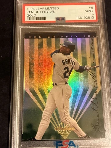 1995 Leaf Limited Gold #6 Ken Griffey Jr PSA 9