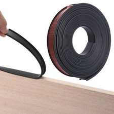 U-Shape Edge Banding 16.4ft Self-Adhesive Veneer Edging Strip 20mm Width Black