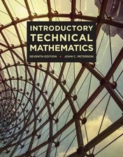 Introductory Technical Mathematics by John Peterson (English) Paperback Book