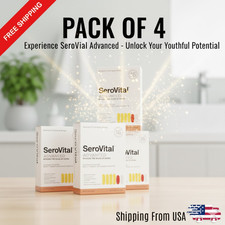 SeroVital Advanced Dietary Supplement 120 Capsules  60 Tablets Pack of 4