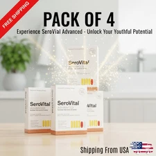 SeroVital Advanced Dietary Supplement 120 Capsules + 60 Tablets Pack of 4
