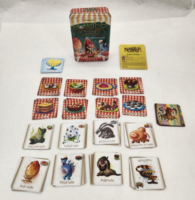 Monster Cafe 2013 Gamewright Card Game Tin- replacement cards