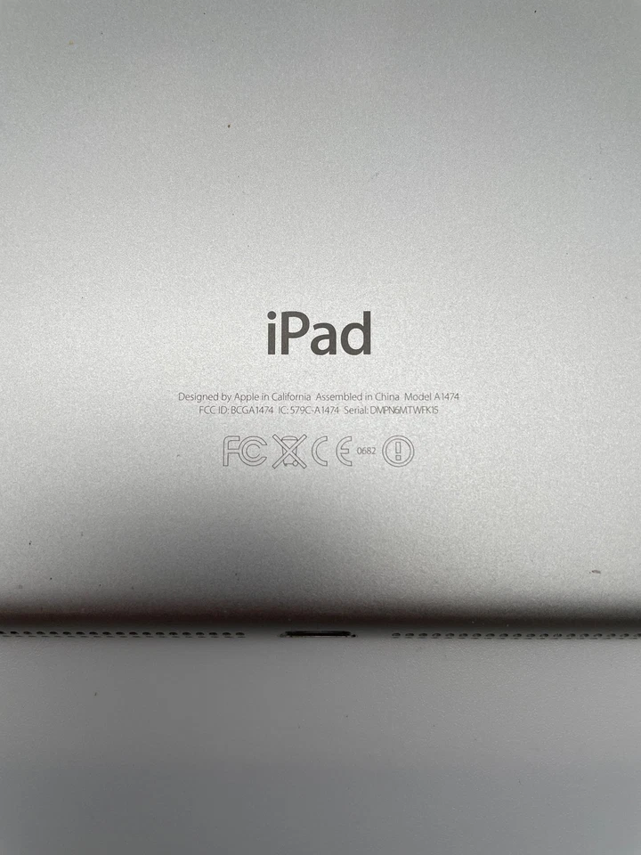 Apple iPad Air 1st Gen (A1474) Rear Housing – Silver – 9.7” Wi-Fi – AS I - Image 4 of 4