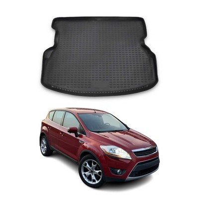 OMAC Cargo Mats Liner for Ford Escape 2008-2012 Waterproof TPE Black