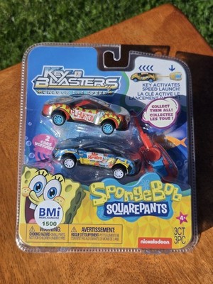 New Key Blasters SpongeBob SquarePants Plankton & Mr. Krabs Toy Cars