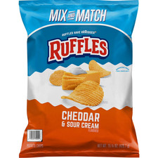 Ruffles Cheddar  Sour Cream Potato Chips, 15.125 oz.