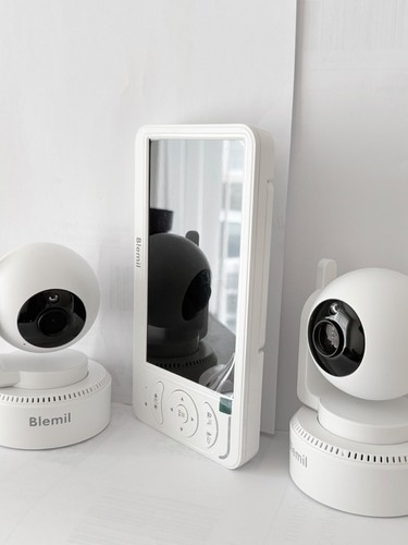 Blemil Video Baby Monitor 6” IPS LCD Screen 2 Cameras Night Vision Brand New