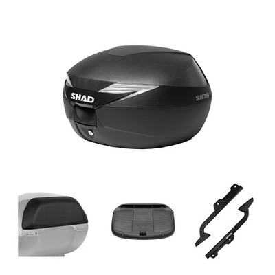 Set Bauletto SHAD SH39 Schwarz für Yamaha 125 Nmax 2025-2025