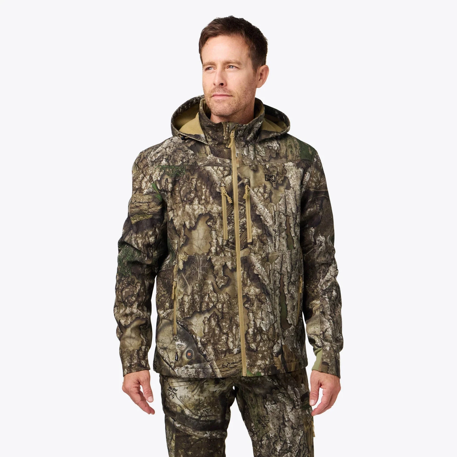 Mobile Warming Mens APX 7.4V Heated Jacket APX Realtree