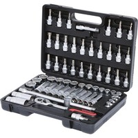 "Ks-Tools 911.0661 3/8\" SteckschlüSsel-Satz 61-Tlg. Chrom Vanadium 6-Kant"