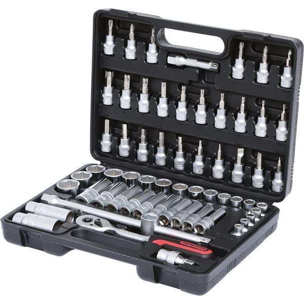 "Ks-Tools 911.0661 3/8\" SteckschlüSsel-Satz 61-Tlg. Chrom Vanadium 6-Kant"-image