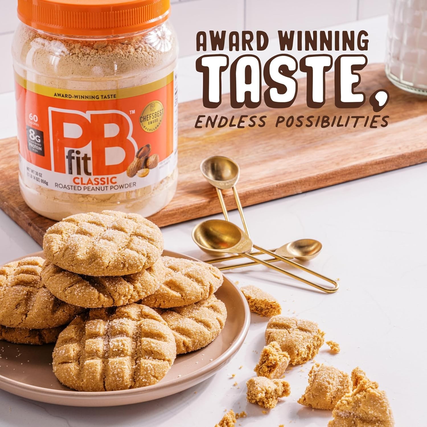 Original PB Fit Peanut Butter Powder All Natural Gluten Free Protein 30 OZ