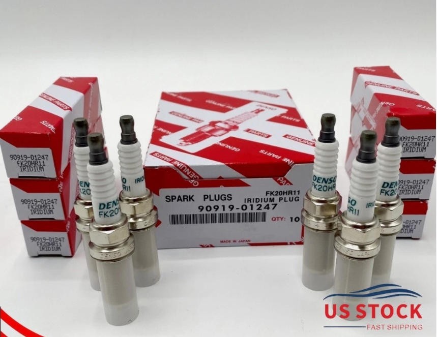 Brand-New 6Pcs OE 90919-0124 Spark Plugs for ES350 Lexus Denso FK20HR1 US Stock