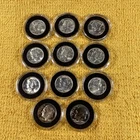 90% Silver Dimes. FREE SHIPPING. Lot Of (11).