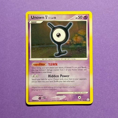 Unown (Y) 81/146 Legends Awakened Regular