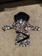 Toddler 3T Batman Hooded Bathrobe