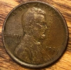 1926 Lincoln Wheat Cent Woody Wood Grain Improper Alloy Unique Eye Appeal Error