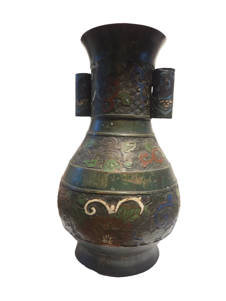 多色中国风青铜花瓶| eBay