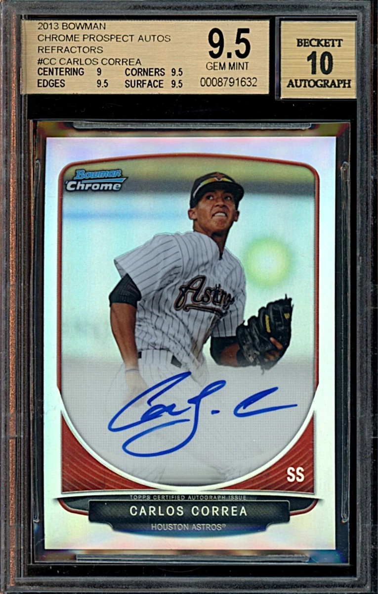 Carlos Correa Autographed Baseball Trading Cards for sale | eBay