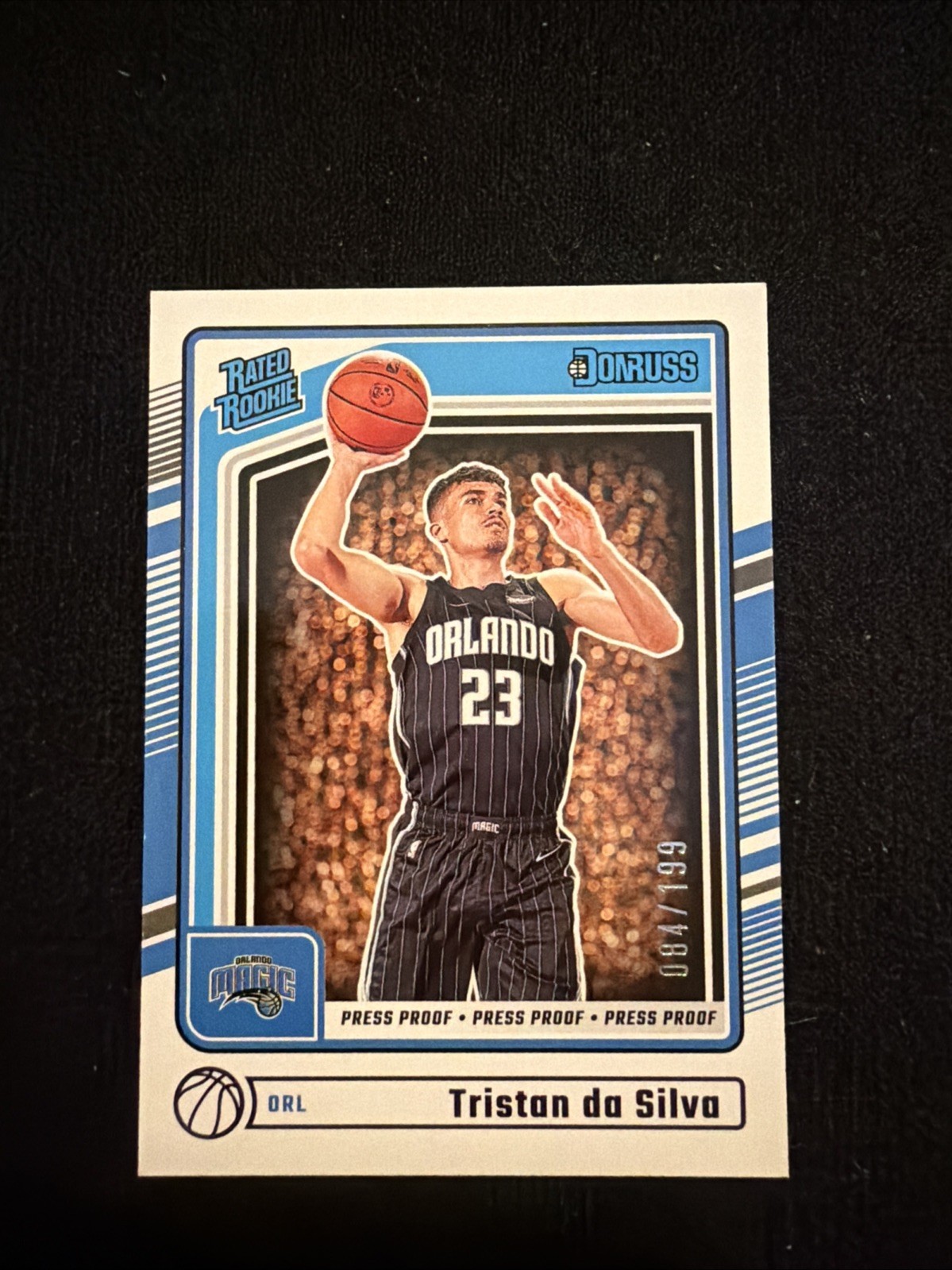2024-25 Panini Donruss -  Tristan da Silva  Press Proof Purple /199 (RC)