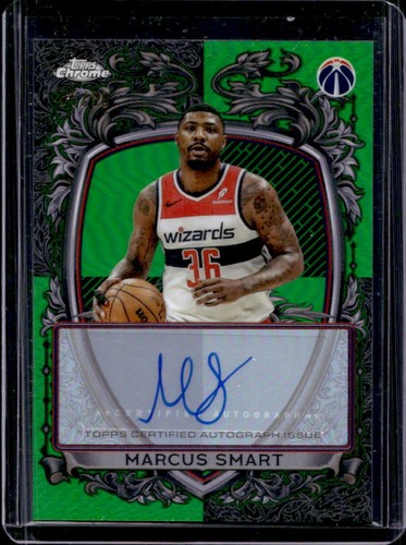 2025 Topps Chrome Marcus Smart Refractors Green (RAW)