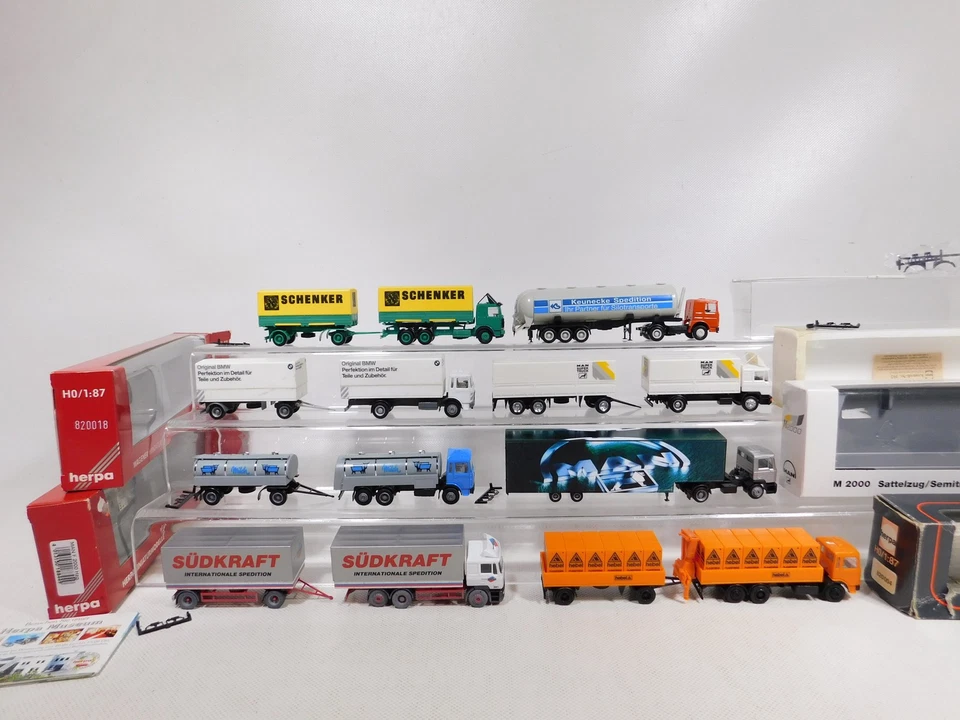 Herpa H0 1:87 Raccolta Lkws Piccole Parti Mancanti Man Latte Schenker ecc # - Immagine 2 di 4