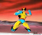 Vintage X-Men Animation Cel WOLVERINE Action Marvel Comics Production Cel W12