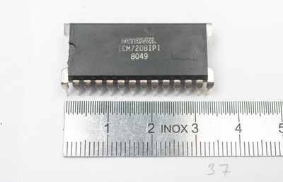 INTERSIL ICM7208IPI 7digit CMOS Dezimal-Zähler+7-Segment-Dekoder DIP28 NOS