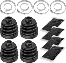 Caltric 2 Rear Axle Inner And Outer CV Boot Kits Compatible with Polaris... 