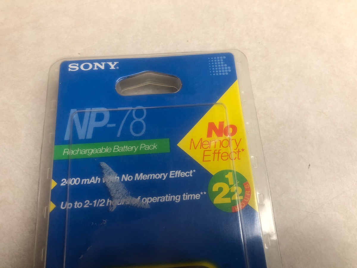 Sony NP-78 Rechargeable Camcorder Battery Ni-MH 6V 4200 mAh Brand
