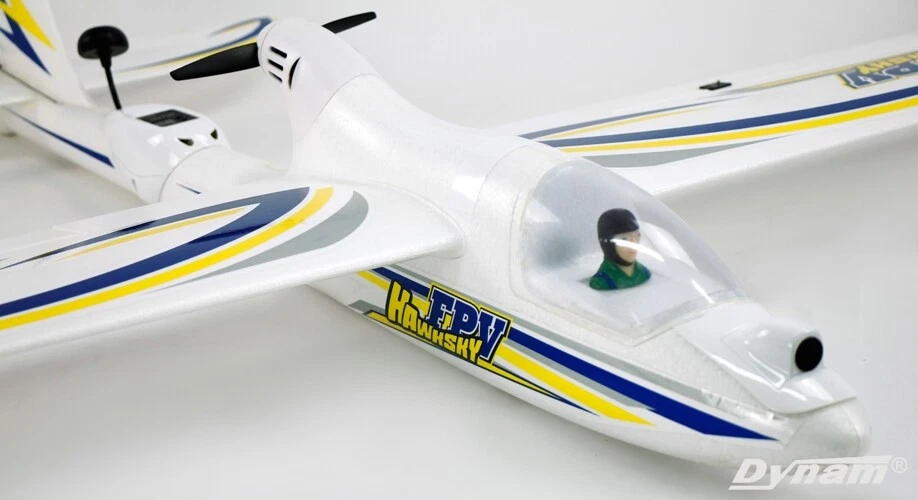 DYNAM HAWKSKY FPV-READY 25MW SRTF 1370MM 6-AXIS GYRO W/ABS DYN8978SRTF-25MW - Image 3 of 4