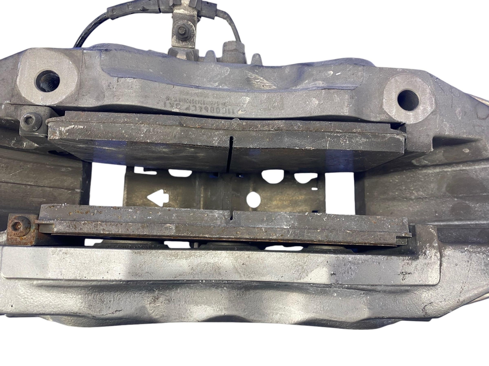 2016-2021 MCLAREN 570S RWD 3.8L FRONT RIGHT CARBON CERAMIC BRAKE CALIPER SILVER