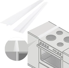 Silicone Stove Gap Covers (2PCS), 25 Inch Gap Filler, Oven Counter Side Gap Guar