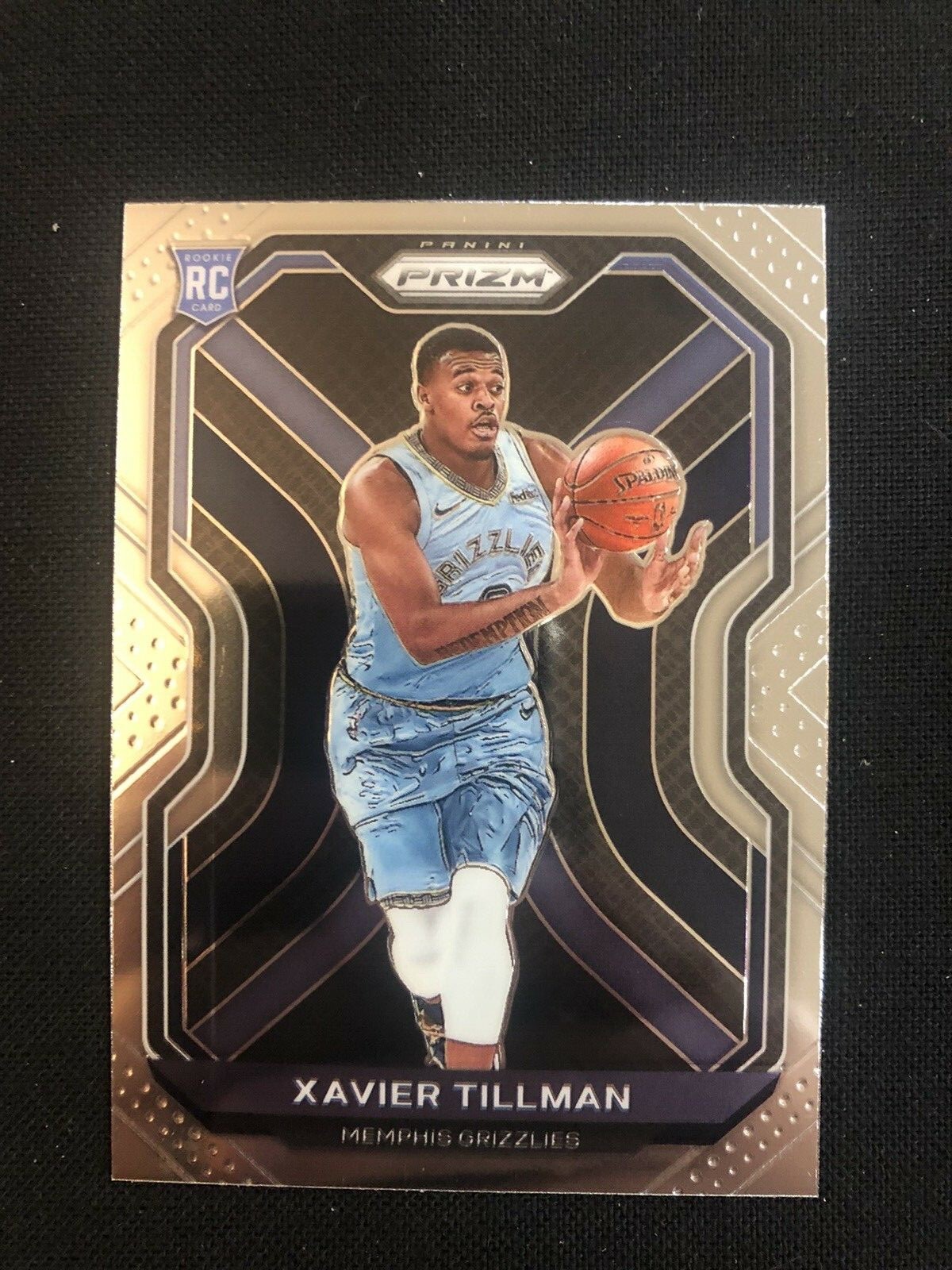2020-21 Panini Prizm Xavier Tillman RC Rookie #299 little red mark on back