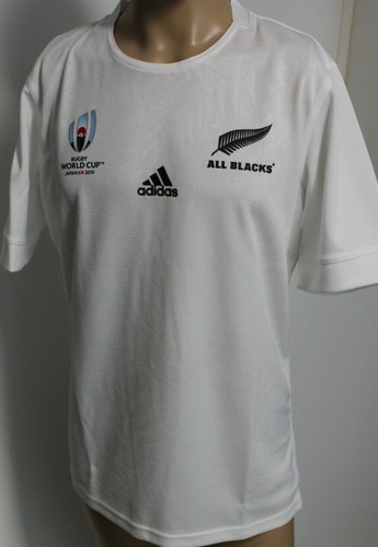 Adidas All Blacks Neuseeland Rugby World Cup 2019 Trikot Weiß alle Größen  - Bild 2 von 6
