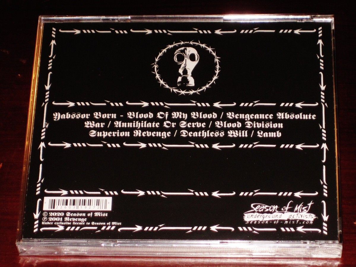 Revenge: Attack. Blood. Revenge CD 2020 Season Of Mist Records USA