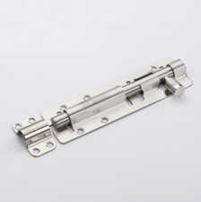 6 Inch Long Stainless Steel Door Latch Slide Lock Barrel Bolt 4 Pcs