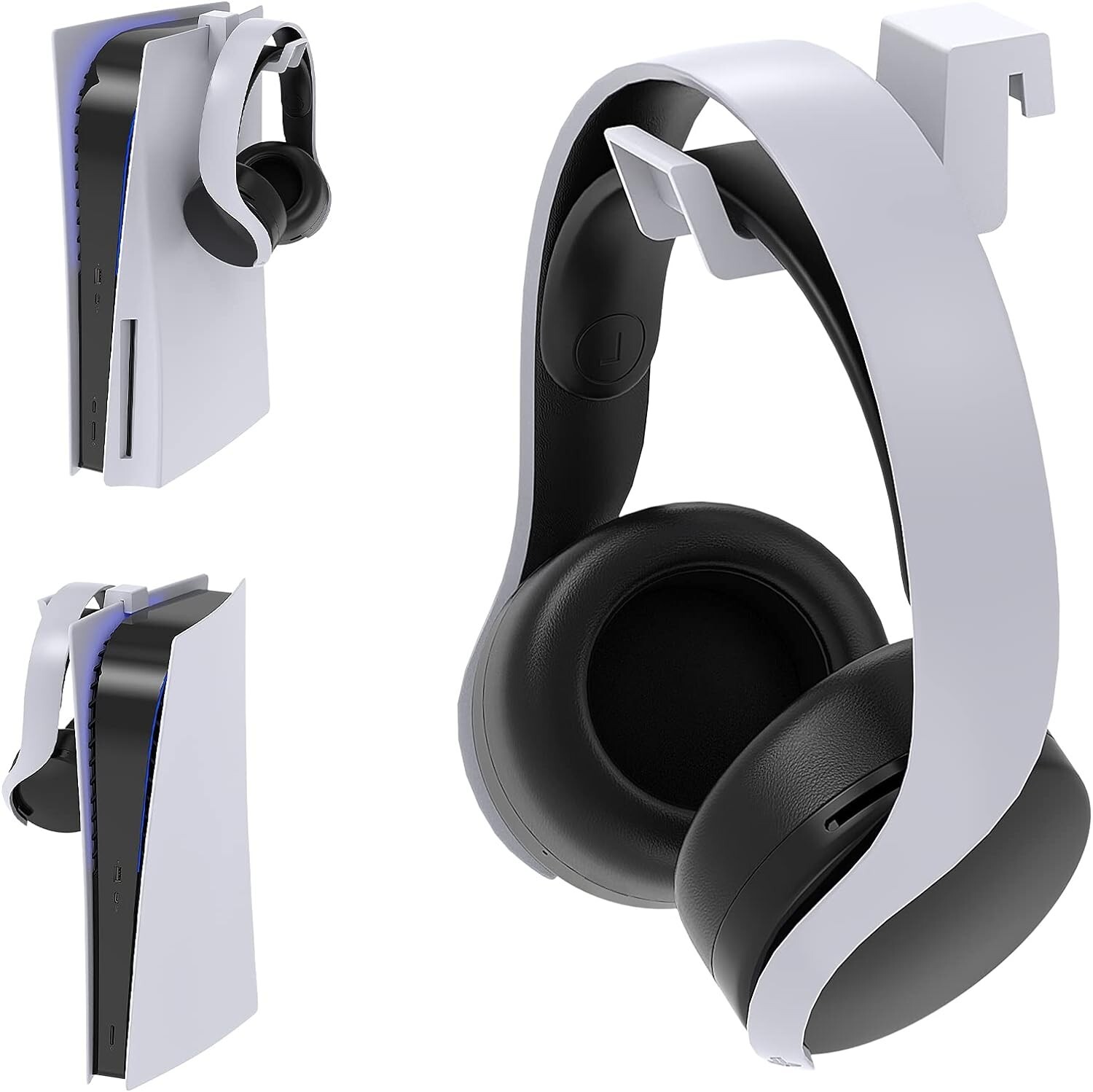 Headset Holder for PS5 Pro PS5 Slim, Hook Hanger for PS5 Headphone Hanger Holder-image